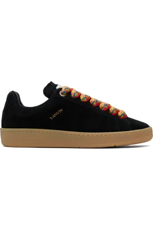 Lanvin Baskets Curb Lite noires en suède