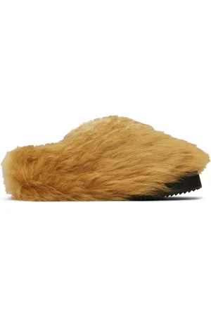 The Attico Chaussures à enfiler de style sabot Robin brun clair
