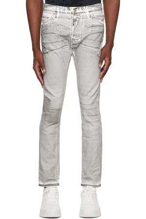 Dsquared2 Jean Cool Guy gris à logos Icon