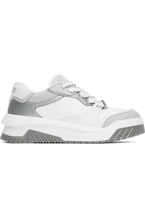 VERSACE Baskets Odissea blanc et gris