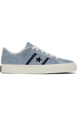 Converse Baskets One Star Academy Pro bleues en suède à semelle CONS