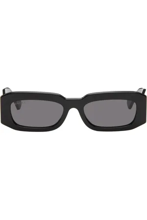 Gucci Lunettes de soleil rectangulaires noires