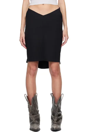 Dsquared2 Minijupe façon tailleur noire à taille basse