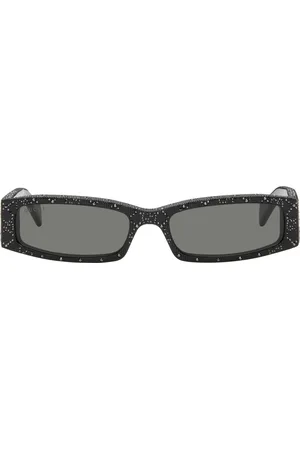 Gucci Lunettes de soleil rectangulaires noires