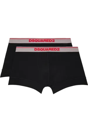 Dsquared2 Ensemble de deux boxers noirs