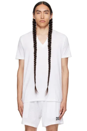 Dsquared2 Ensemble de deux t-shirts blancs