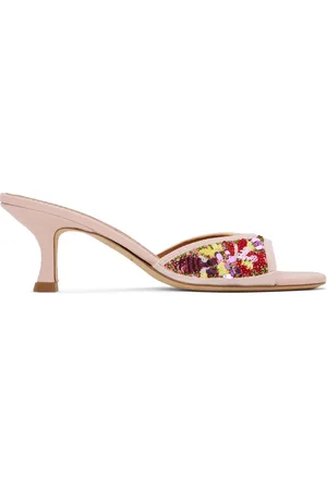 Staud Mules Brigitte roses