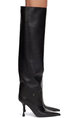 Jimmy Choo Bottes hautes Cycas 95 noires
