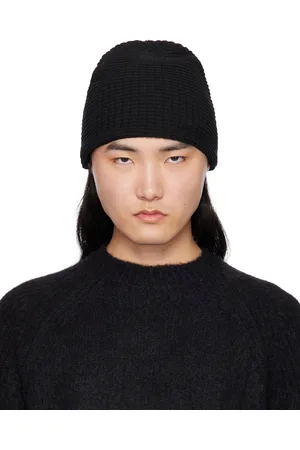 DEVOA Bonnet noir en tricot