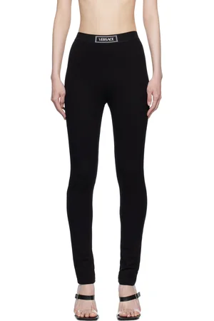 VERSACE Legging de sport Jebina noir en point de milan