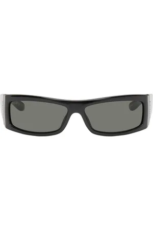 Gucci Lunettes de soleil rectangulaires noires
