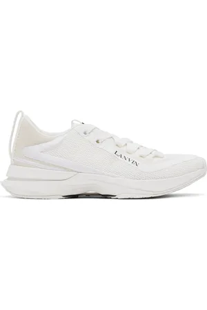 Lanvin Baskets L-I blanches en filet