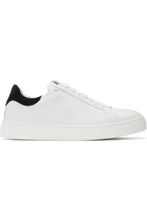 Lanvin Baskets DDB0 blanches en cuir et en suède