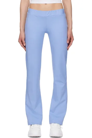 VERSACE Pantalon de détente bleu à ornements facettés
