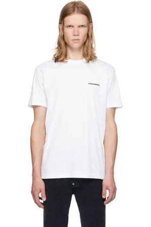 Dsquared2 T-shirt blanc à image Ceresio Map
