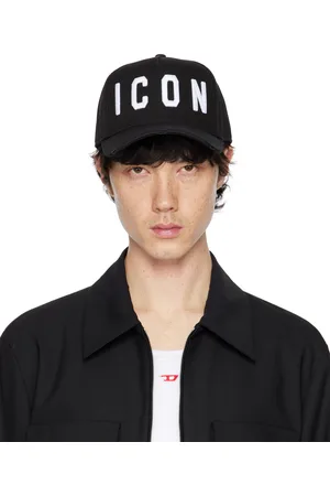 Dsquared2 Casquette de baseball noire à logo Icon