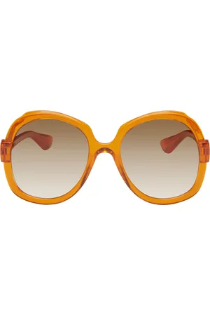 Gucci Lunettes de soleil surdimensionnées Saint Tropez orange