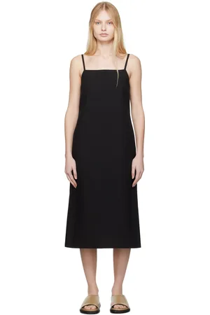 STUDIO NICHOLSON Robe midi Danae noire