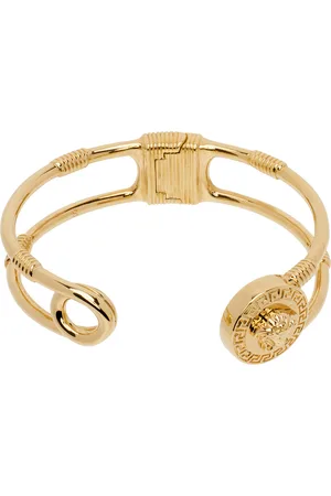 VERSACE Bracelet de style épingle de sureté doré