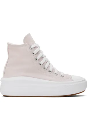 Converse Baskets montantes Chuck Taylor All Star Move roses à plateforme