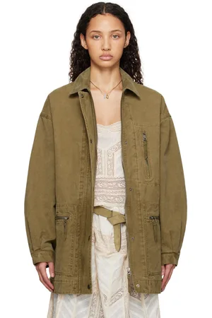 Isabel Marant Blouson Kimelia brun clair