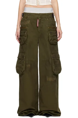 Dsquared2 Pantalon cargo Lost kaki