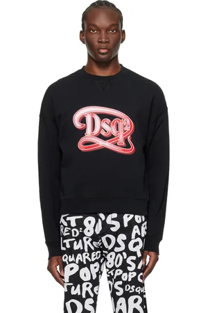 Dsquared2 Pull molletonné noir à emmanchures basses