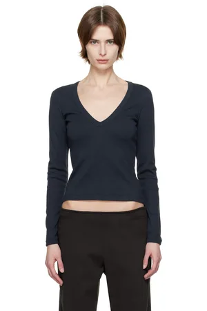 Flore Flore T-shirt à manches longues Dewi bleu marine