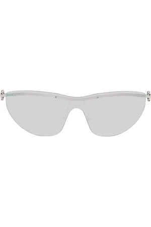 Gucci Lunettes de soleil percées argentées