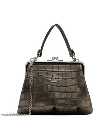 Vivienne Westwood Sac Granny brun à monture de bourse