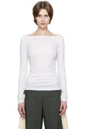 Flore Flore T-shirt à manches longues Tende blanc