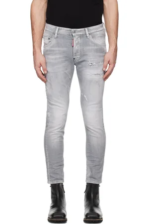 Dsquared2 Jean de planchiste gris à effet délavé