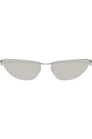 Gucci Lunettes de soleil œil-de-chat argentées