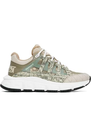 VERSACE Baskets Trigreca kaki