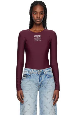 VERSACE Justaucorps mauve à logo Warranty