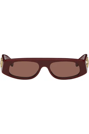 Gucci Lunettes de soleil géométriques bourgogne - Lido