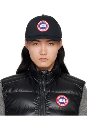 Canada Goose Casquette réglable noire à écusson de l