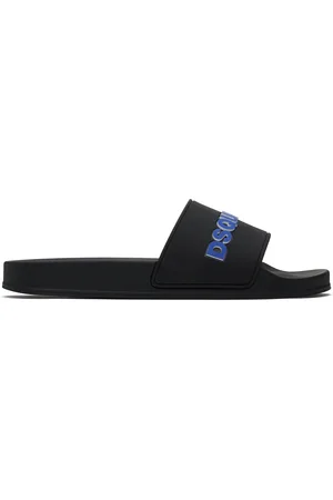 Dsquared2 Sandales à enfiler noires à logo