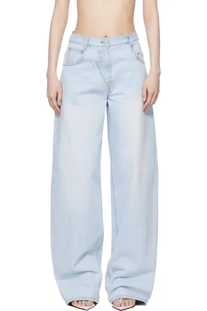 pushBUTTON Jean droit Zero bleu