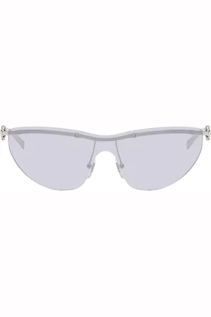Gucci Lunettes de soleil percées argentées
