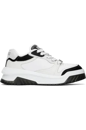 VERSACE Baskets Odissea blanc et noir