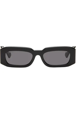 Gucci Lunettes de soleil rectangulaires noires