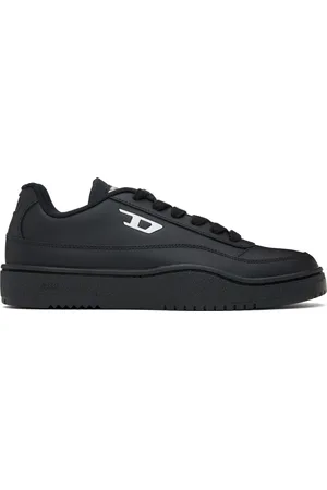 Diesel Baskets basses Tracker noires à ferrure à logo