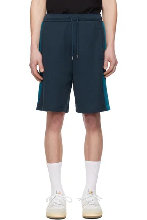 Lanvin Short bleu à garnitures Curb
