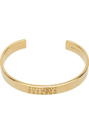 Maison Margiela Bracelet doré à logo numérique