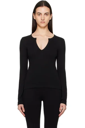 Flore Flore T-shirt à manches longues Iman noir
