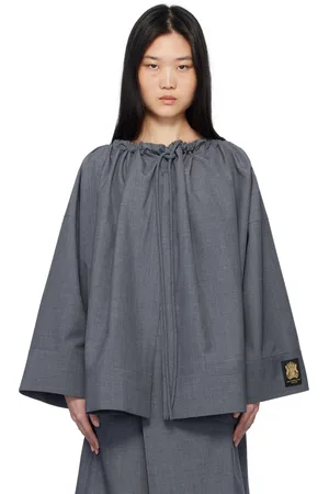 AO Yes Blouson gris à cordon coulissant