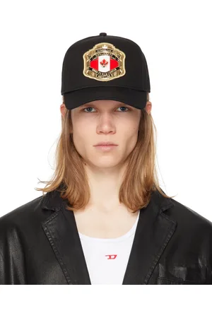 Dsquared2 Casquette noire à écusson à logo