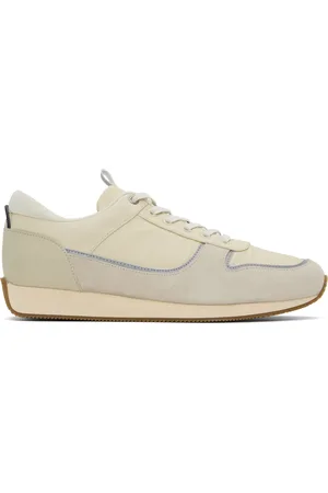 RAG&BONE Baskets rétro de course blanc cassé et gris - Pursuit