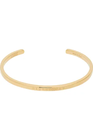 Maison Margiela Bracelet doré à logo numérique